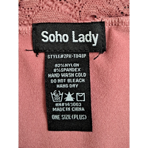 Soho Lady Muave Pink Lace Top - Picture 5 of 5